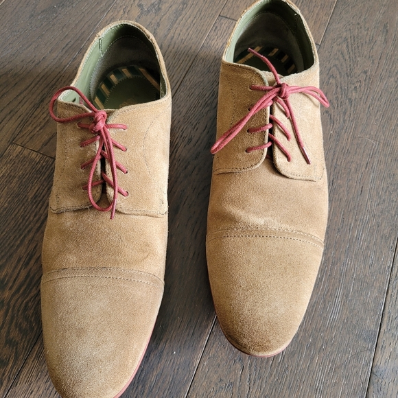 Base London Suade Casual Shoes - Picture 2 of 5